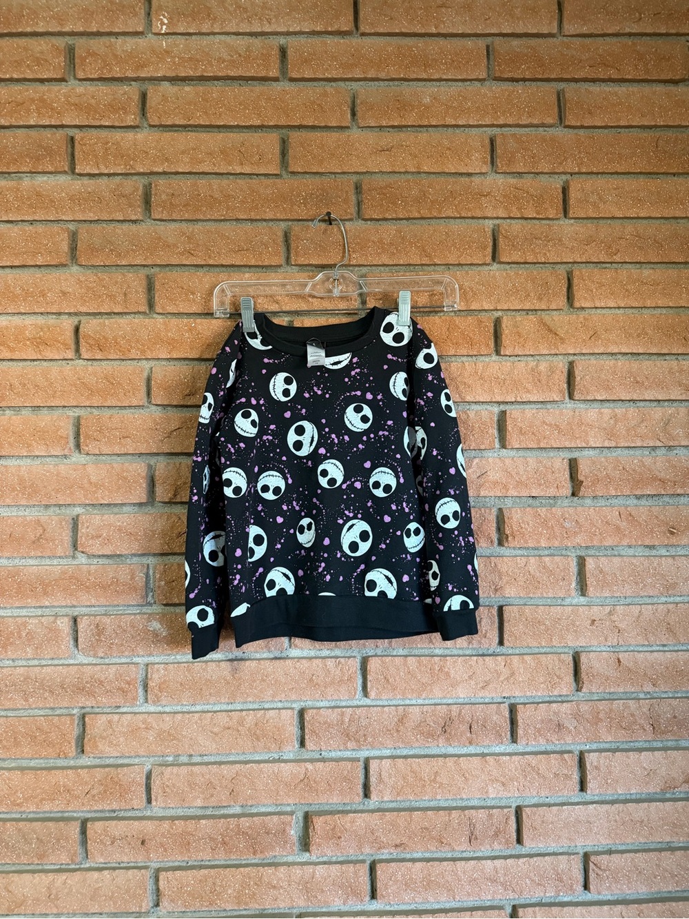The nightmare before Christmas Black Crewneck Sweatshirt